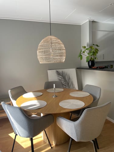 Customer photo review of Taklampa Zenith - Pendellampa Natur - Bambu
