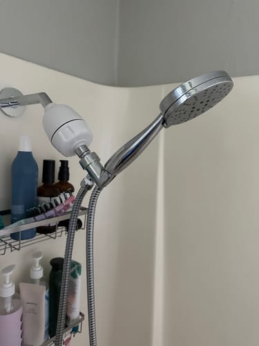 Customer photo review of 7 Inch Shower Arm and Flange