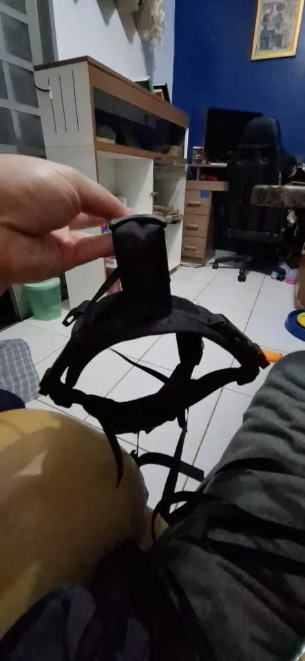 Customer photo review of Tactical Puppy Harness Leash For Small Dogs Cats Adjustable Kitten Vest For Military Service Dog Working Training Walking