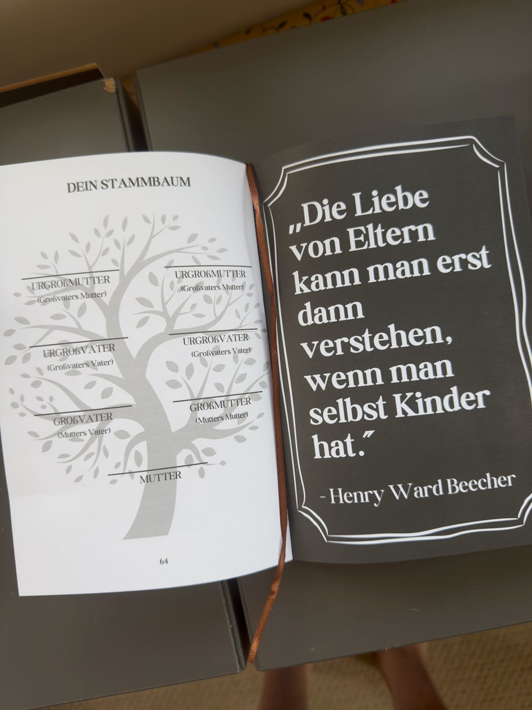 Customer photo review of Vater-Erinnerungen Geführtes Tagebuch