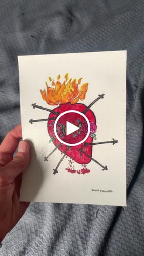 Customer video review of 5x7 Loose Canvas Prints