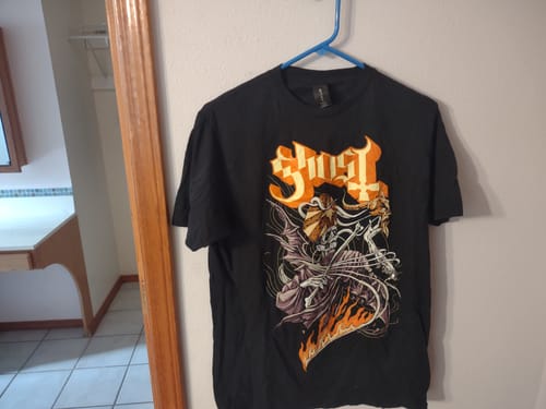 Customer photo review of Wholesale Rock & Music T-Shirts