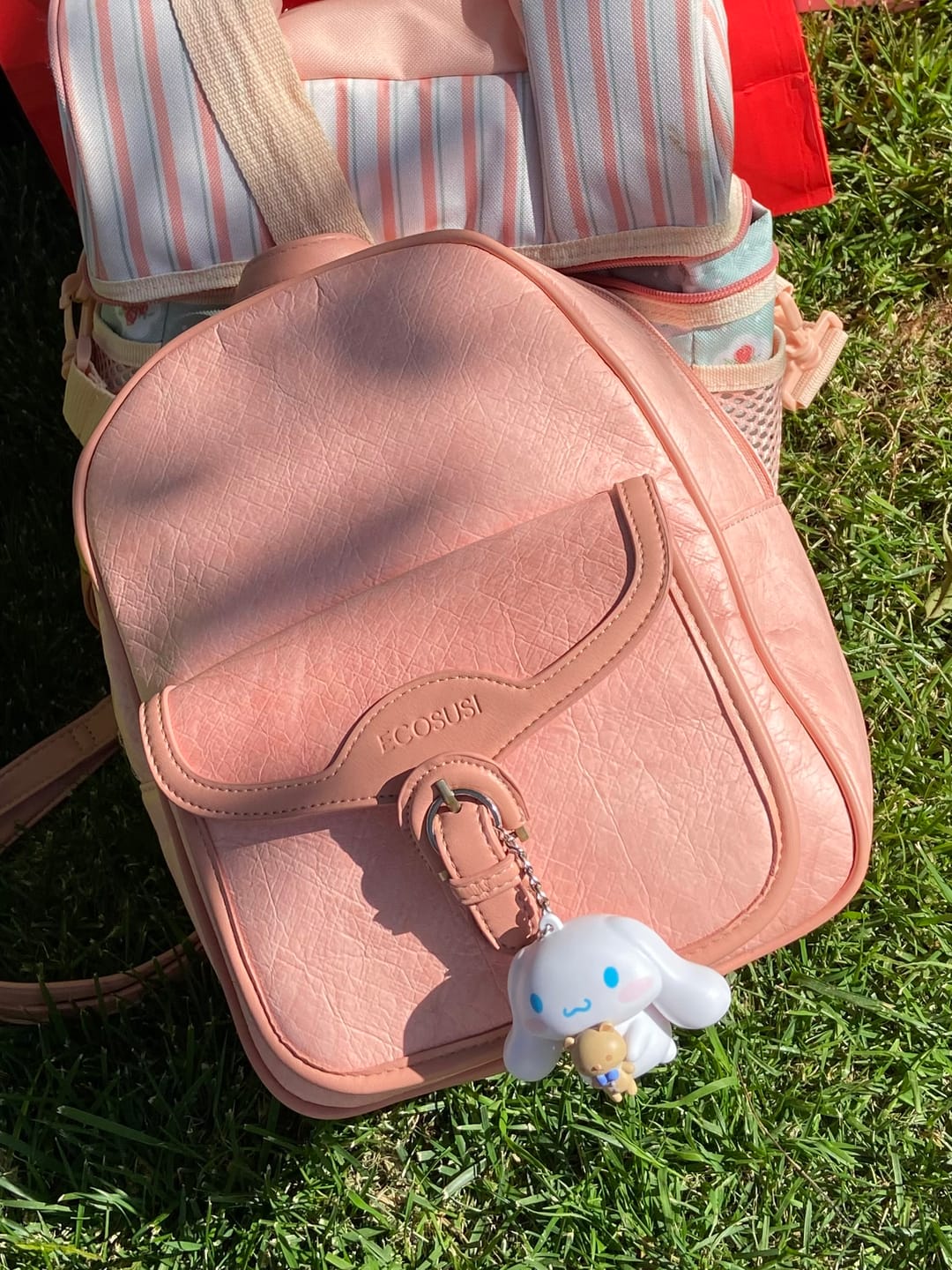 Customer photo review of Evelina Washable Paper Mini Backpack