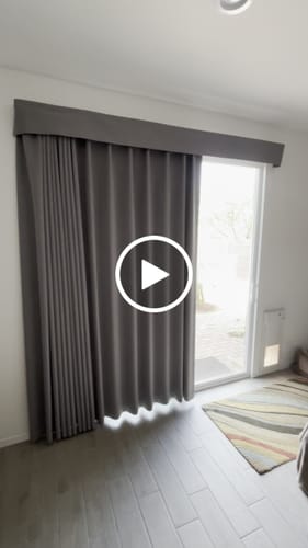 Customer video review of SmartWings Motorized Drapery 93% Blackout Elysian