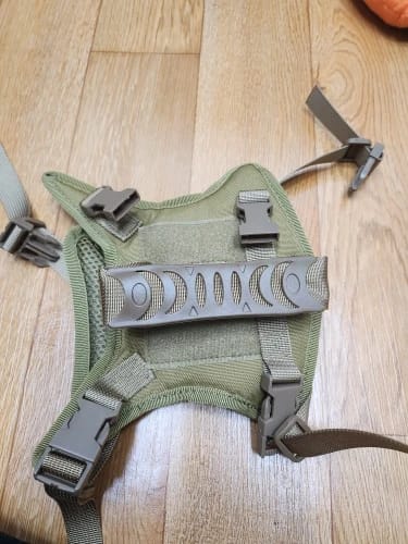 Customer photo review of Tactical Puppy Harness Leash For Small Dogs Cats Adjustable Kitten Vest For Military Service Dog Working Training Walking