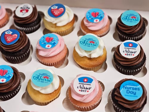 Customer photo review of International Nurses Day  - Edible Icing Images - Set 1