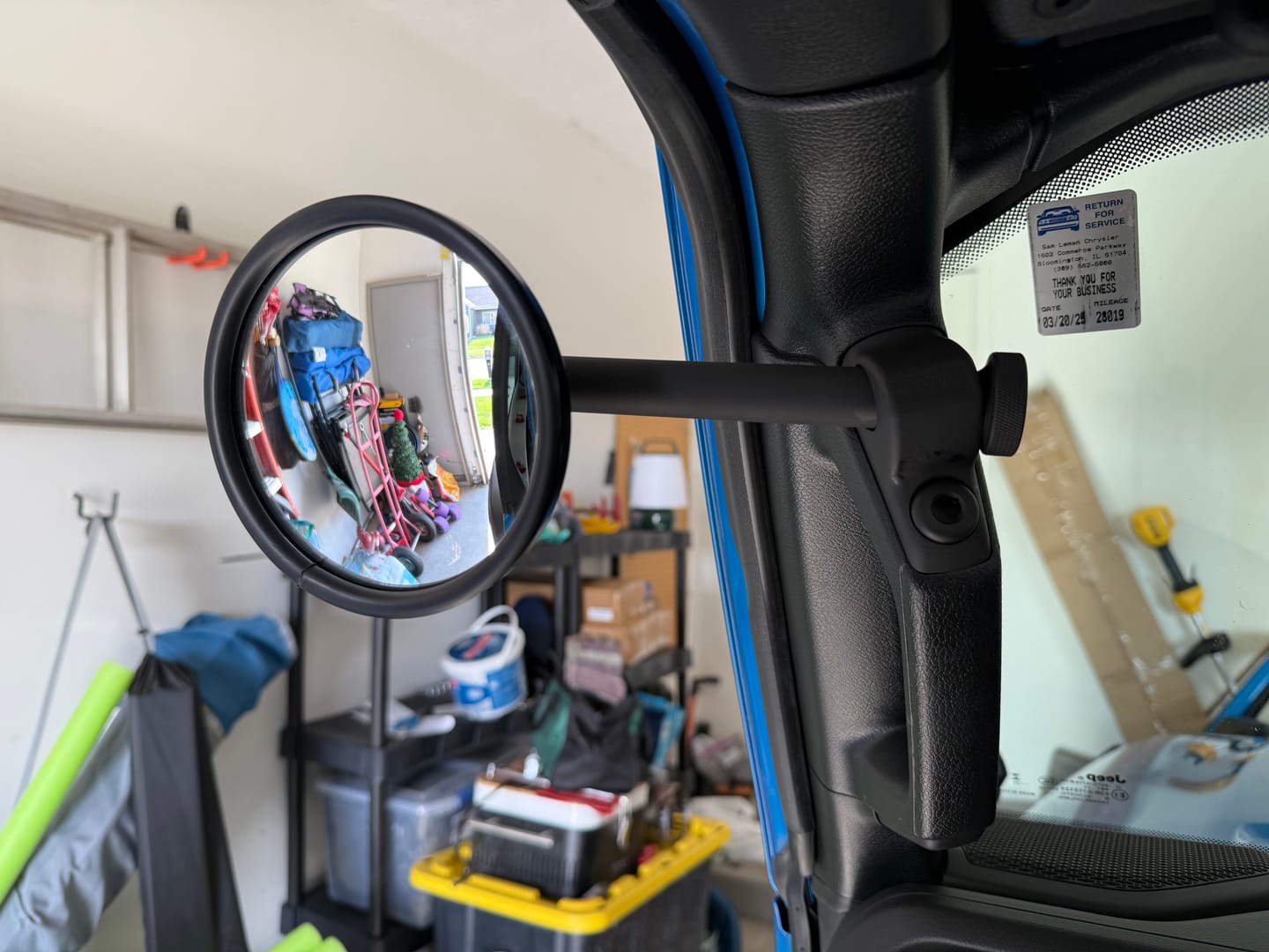 Customer photo review of CMM Offroad Mirror Sacktuary