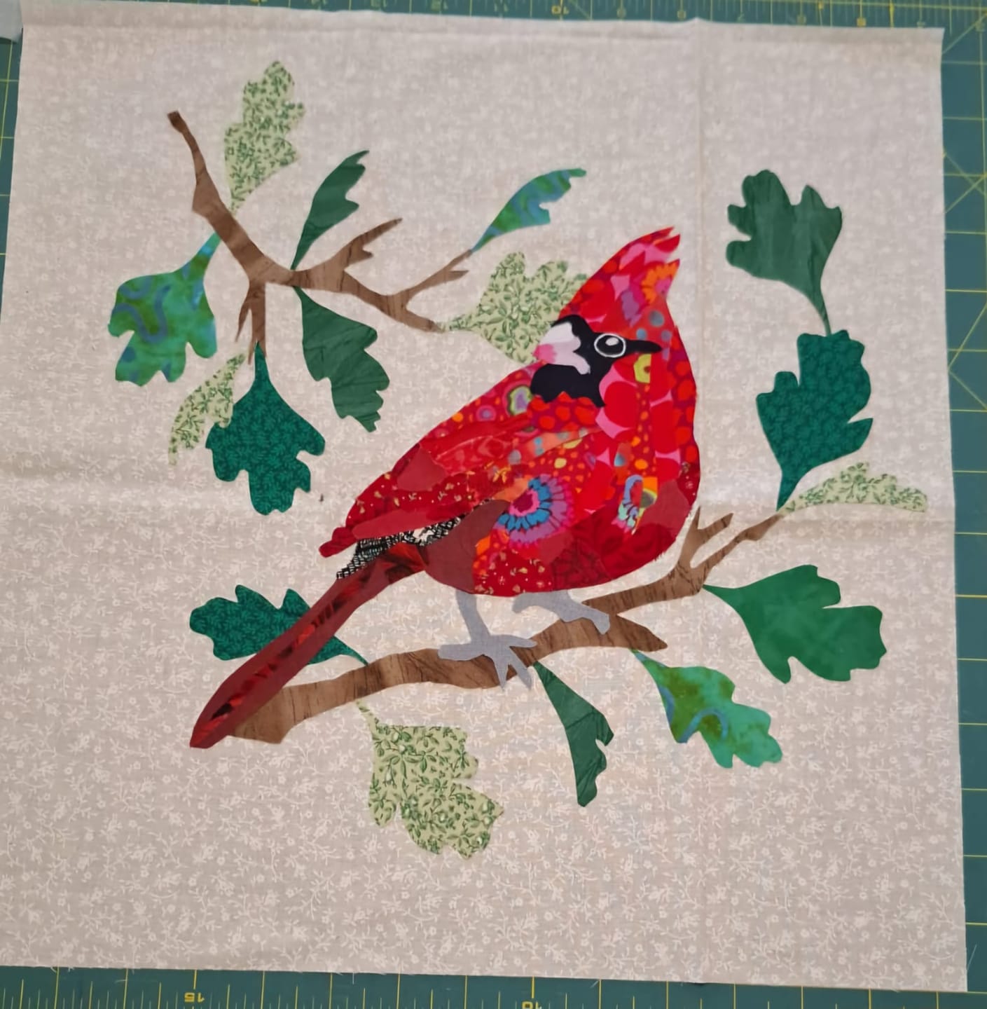 Customer photo review of Winter Cardinal Downloadable Pattern