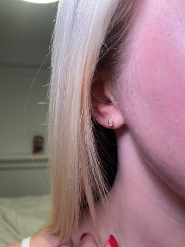 Customer photo review of Celeste Earrings