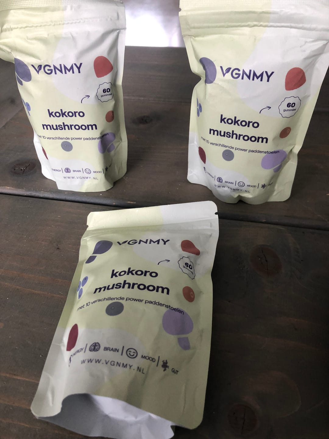 Customer photo review of Mushroom Gummies | Reishi Chaga Cordyceps Lion’s Mane