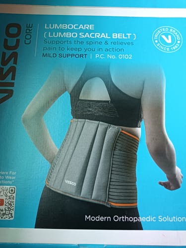 Customer photo review of Lumbocare (Lumbo Sacral Belt) | Provides Support to the Lower Back | Pain solution for Back and Abdomen (Grey)