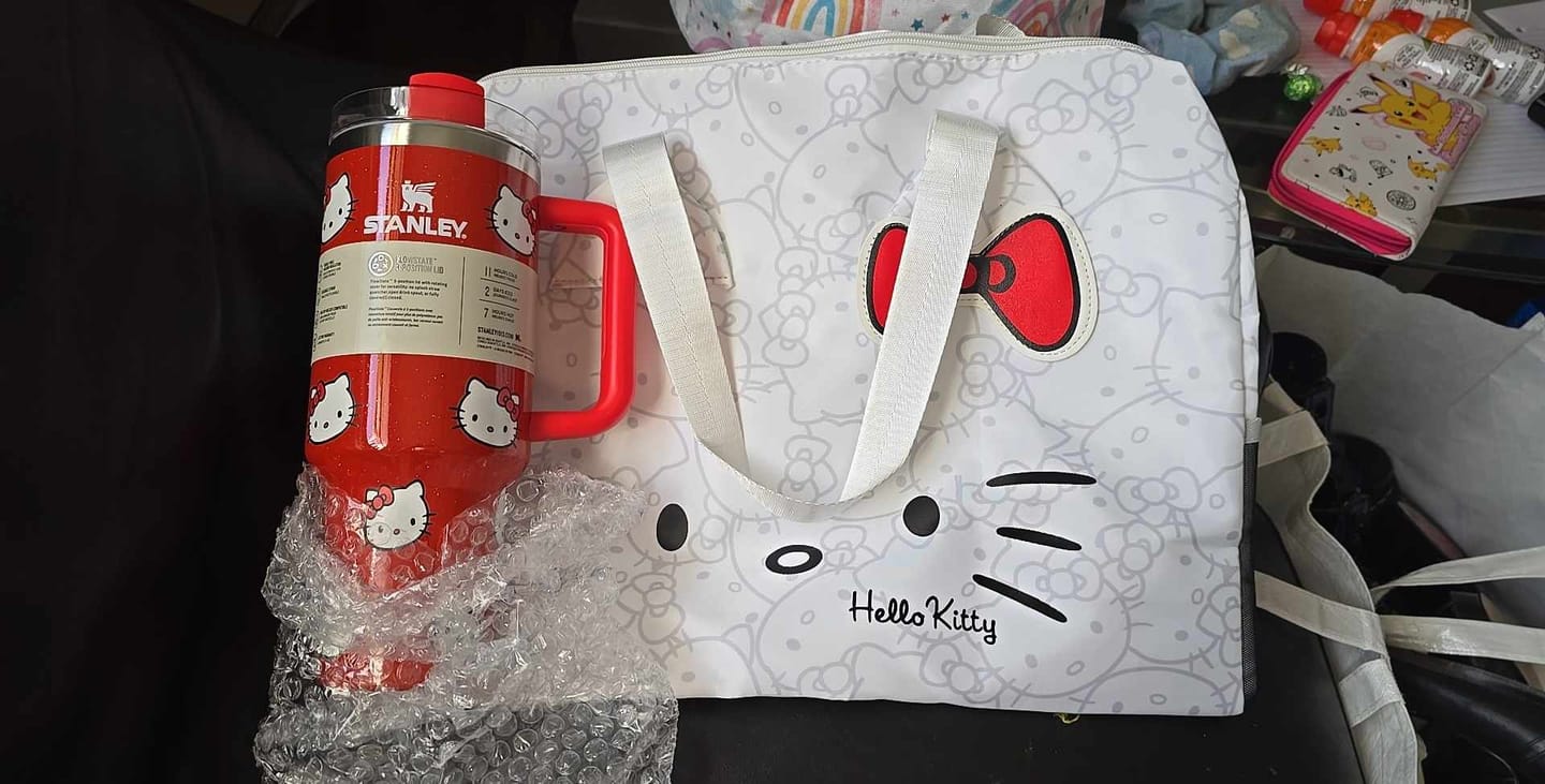 Customer photo review of HelloKitty In-Car Insulated Cup 40 OZ