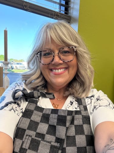 Customer photo review of Checkered Apron