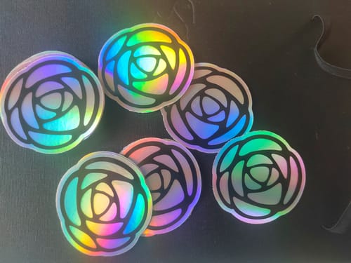 Customer photo review of ¿Cuántos stickers quieres?