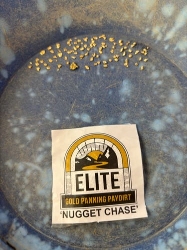 Customer photo review of Elite 'NUGGET CHASE' - Gold Panning Paydirt Concentrate