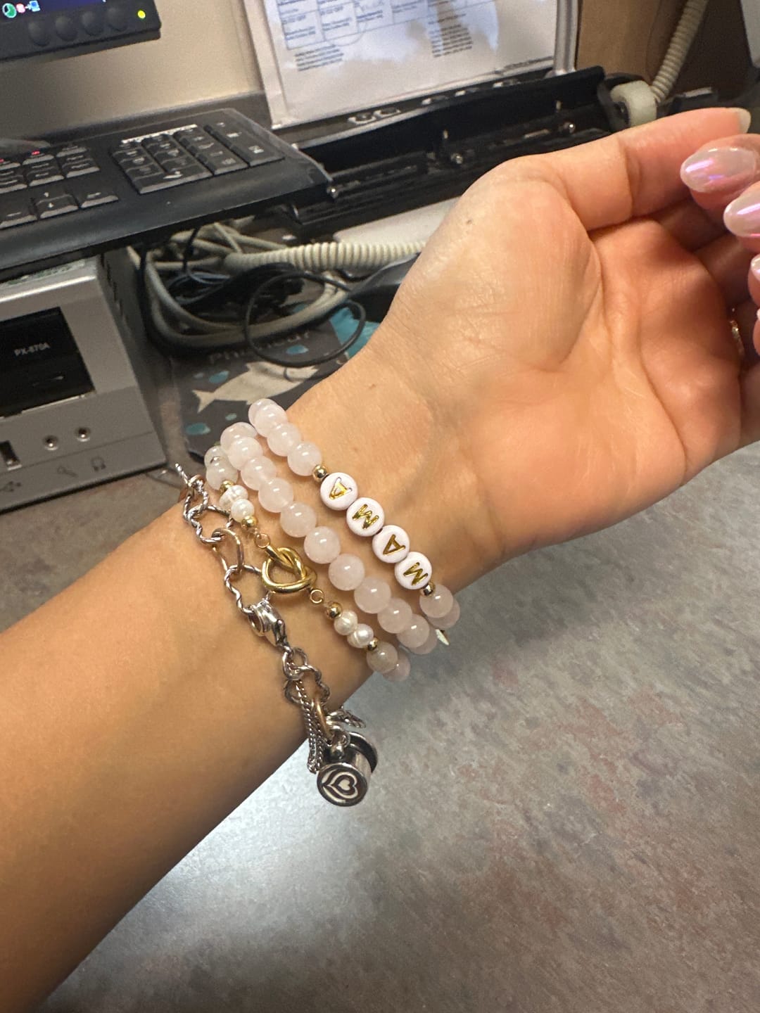 Customer photo review of Safari Chic Apple Watch Strap