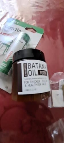 Customer photo review of Batana Natural Hair Growth Oil