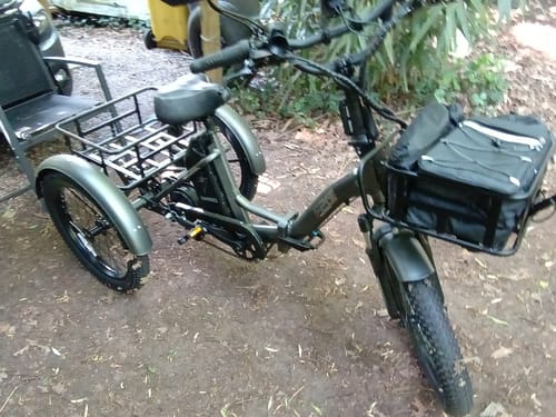 Customer photo review of Front Rack Basket