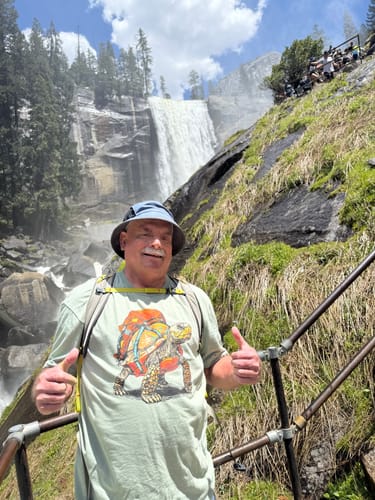 Customer photo review of Turtle Backpacker T-Shirt