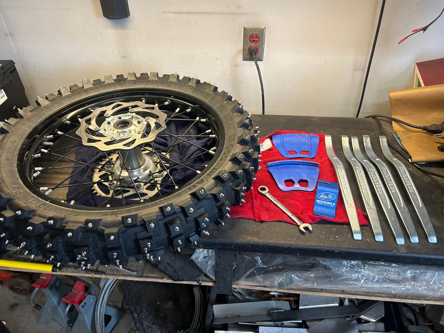 Customer photo review of Pro Tire Iron Set in Bag