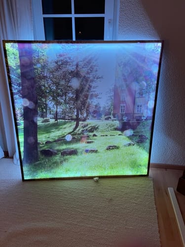 Customer photo review of Leinwand ohne Rahmen