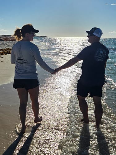 Customer photo review of Womens Dri-Fit Custom Boat Shirts - Long Sleeve
