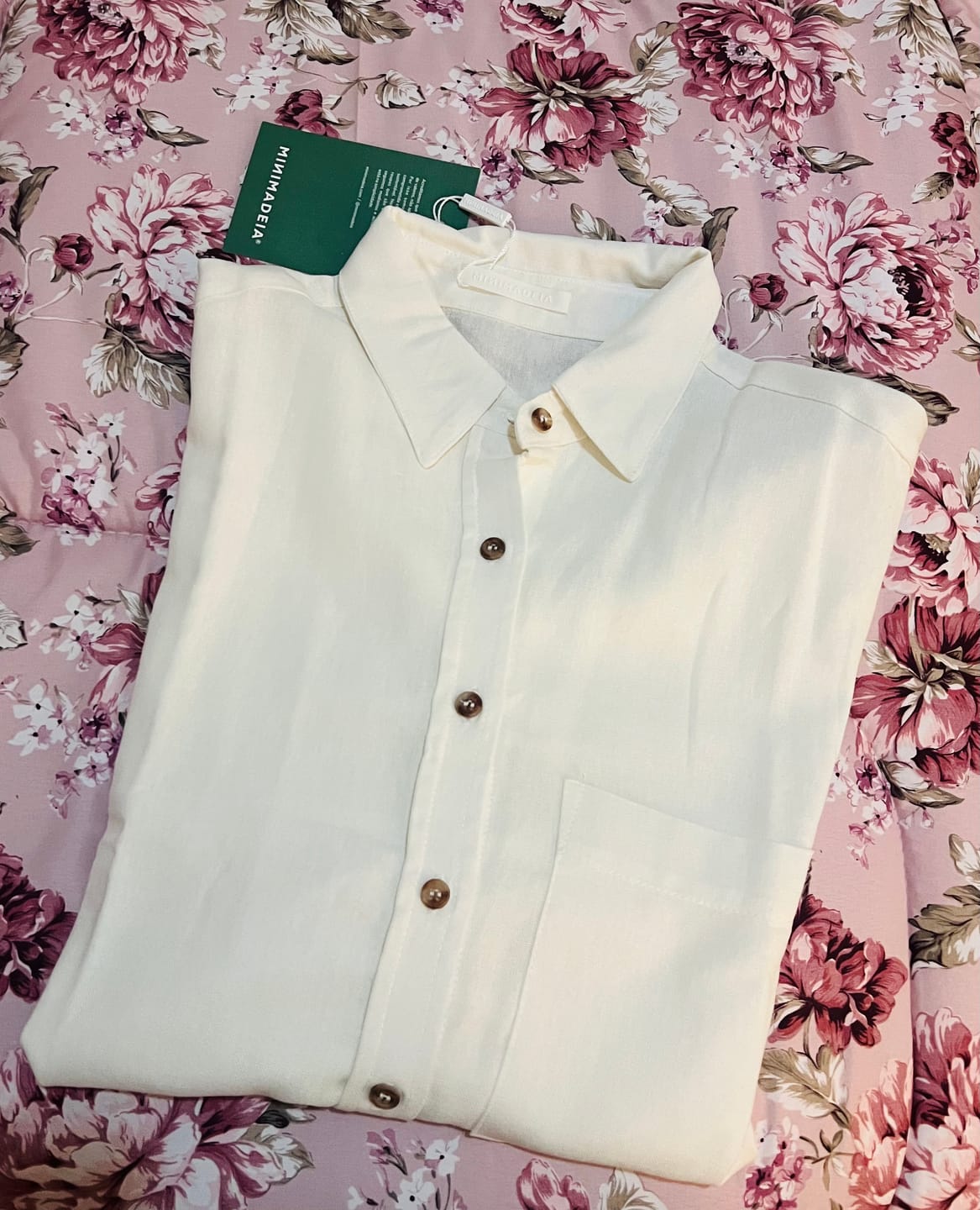 Customer photo review of Camisa Cupuaçu Terracota