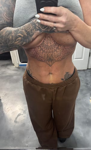 Customer photo review of Signature Tattoo Numbing Cream 1 TUBE