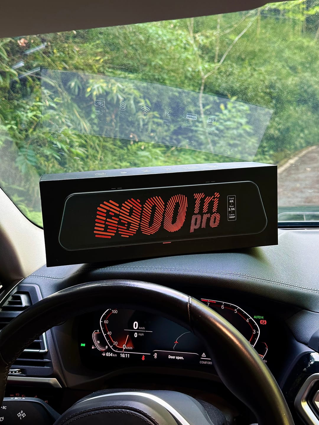 Customer photo review of WOLFBOX G900 TriPro Bumper Version 3 Channel Rearview Mirror with Exclusive 30-Month Warranty