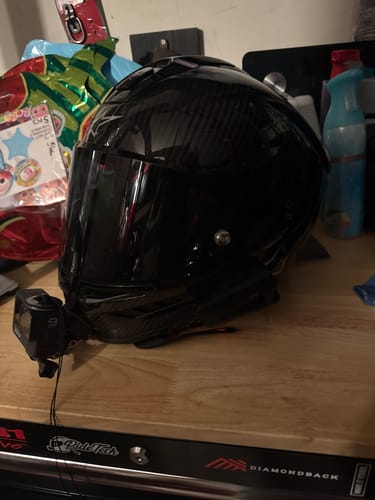 Customer photo review of Alpinestars Supertech R10 Camera Mount