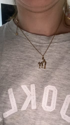Customer photo review of Collana Dono D'Amore "Mamma e Figli"