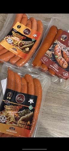 Customer photo review of Käsewurst – Rindwurst mit feinem Hollandkäse