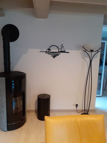 Customer photo review of Décoration murale en métal - Lever du soleil