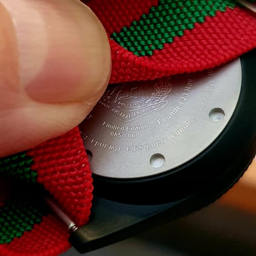 Customer photo review of Bausele Royal Australian Regiment Diver Watch 75th Anniversary