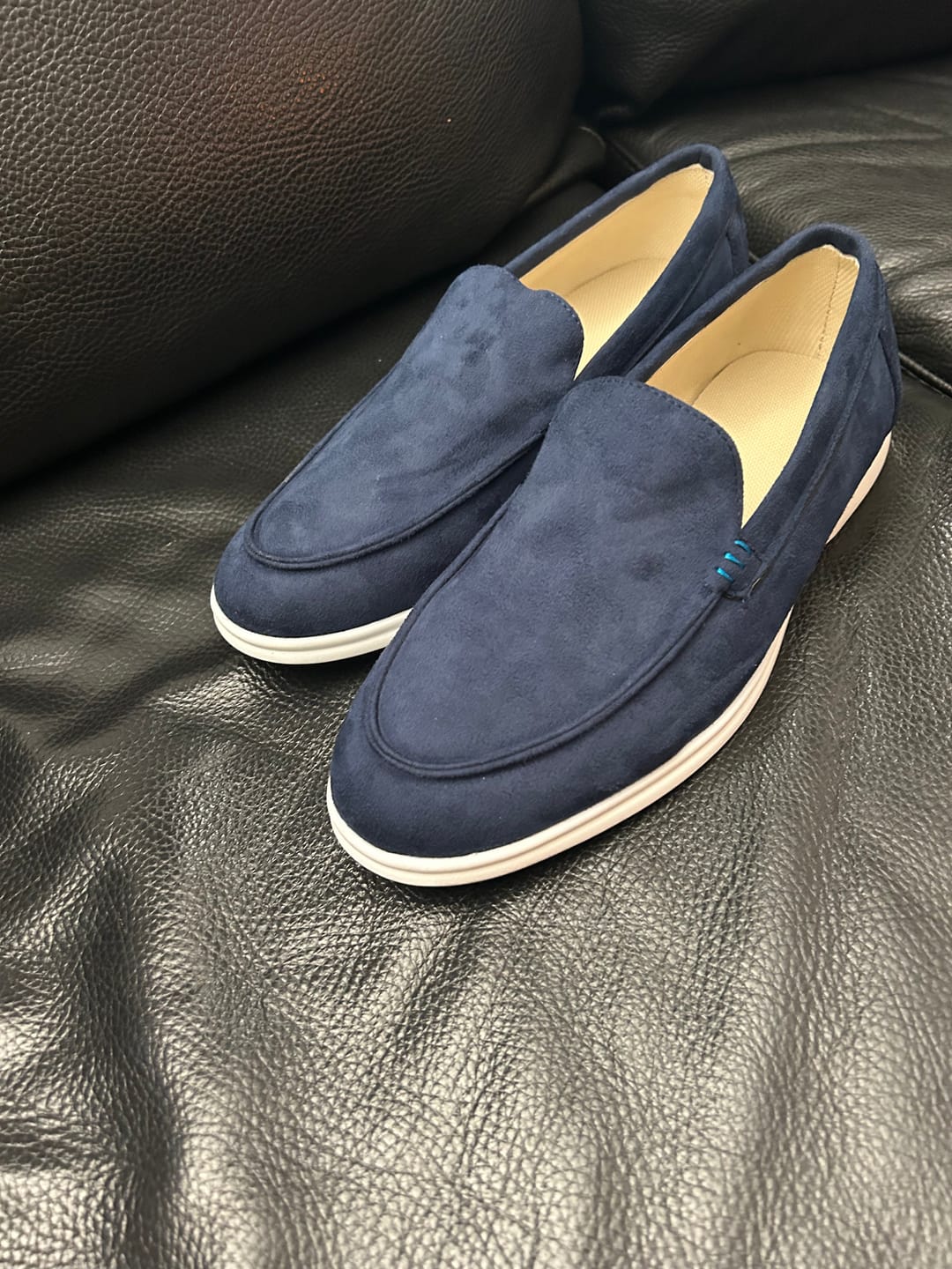 Customer photo review of Elegant Suede Loafers