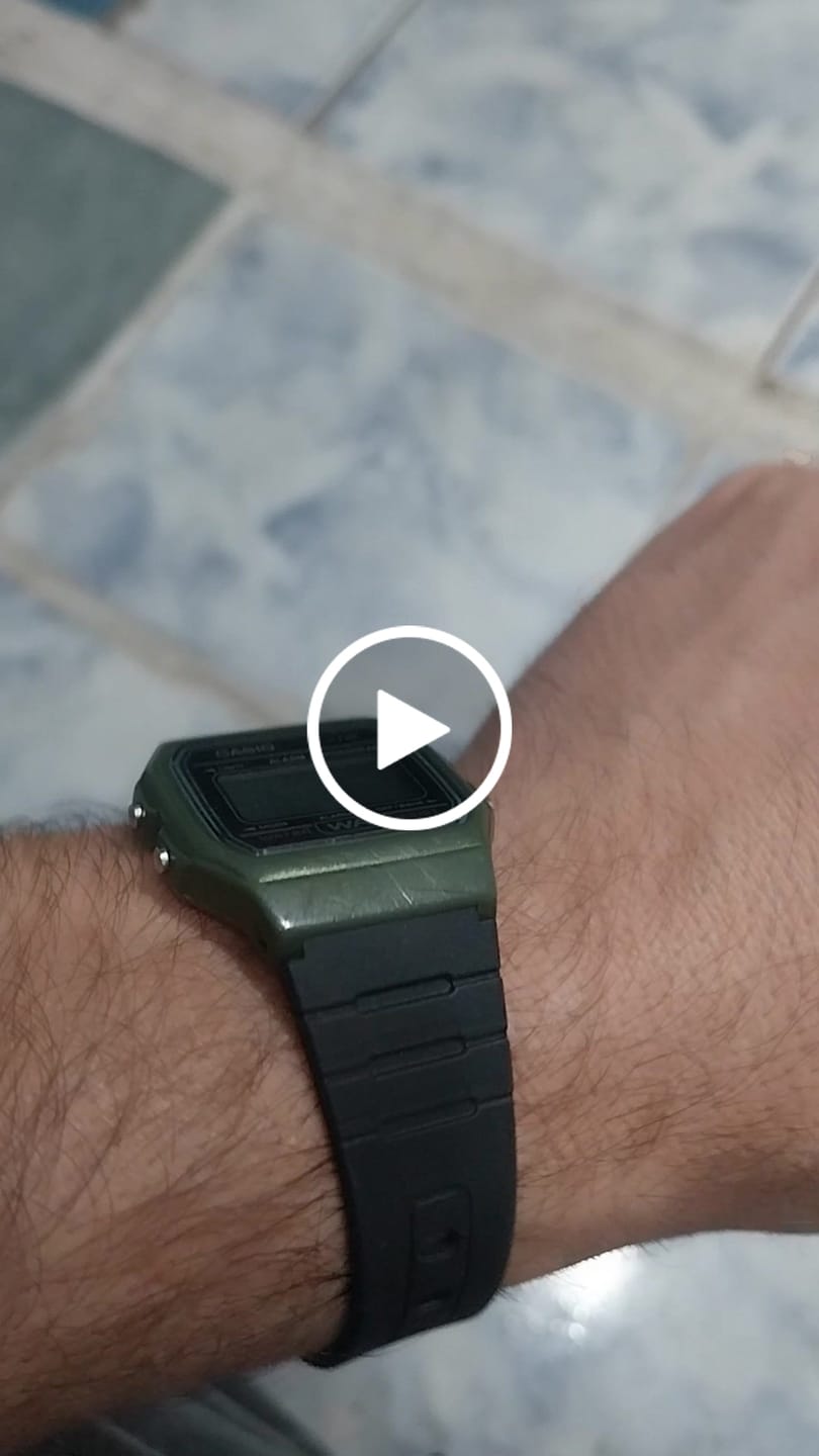 Customer video review of Correa De Repuesto Casio Bands 71604002 (F-91W, F-105W, etc.)