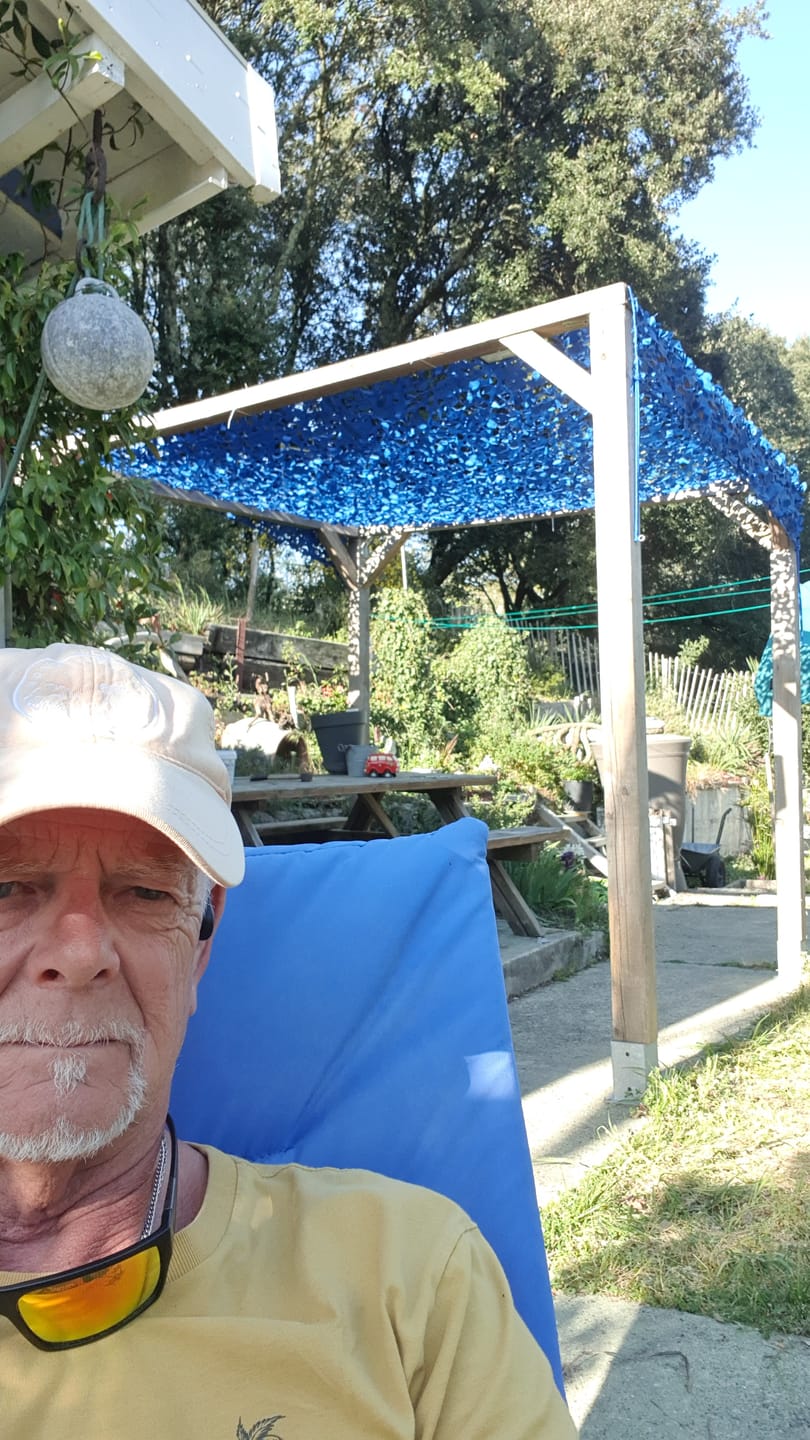 Customer photo review of Filet de camouflage renforcé bleu