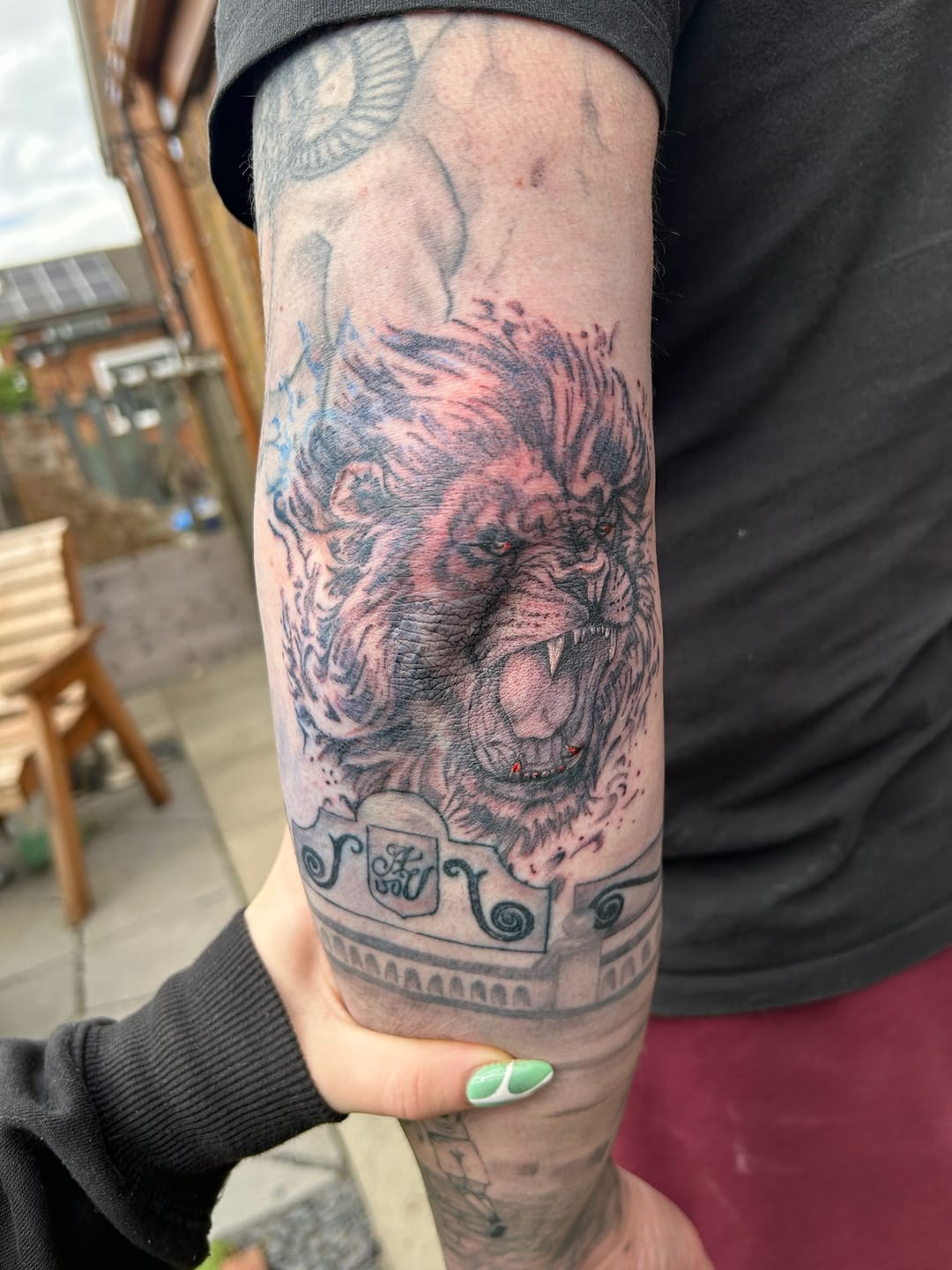 Customer photo review of TattooNumbx Numbing Spray