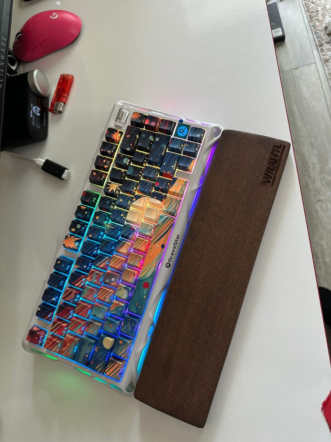 Customer photo review of Wraith Ahşap Bilek Desteği
