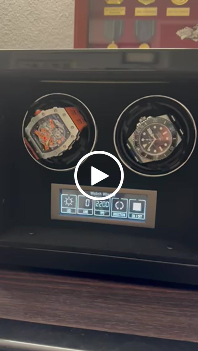 Customer video review of Opulent - Remote Controlled High-End Watch Winder