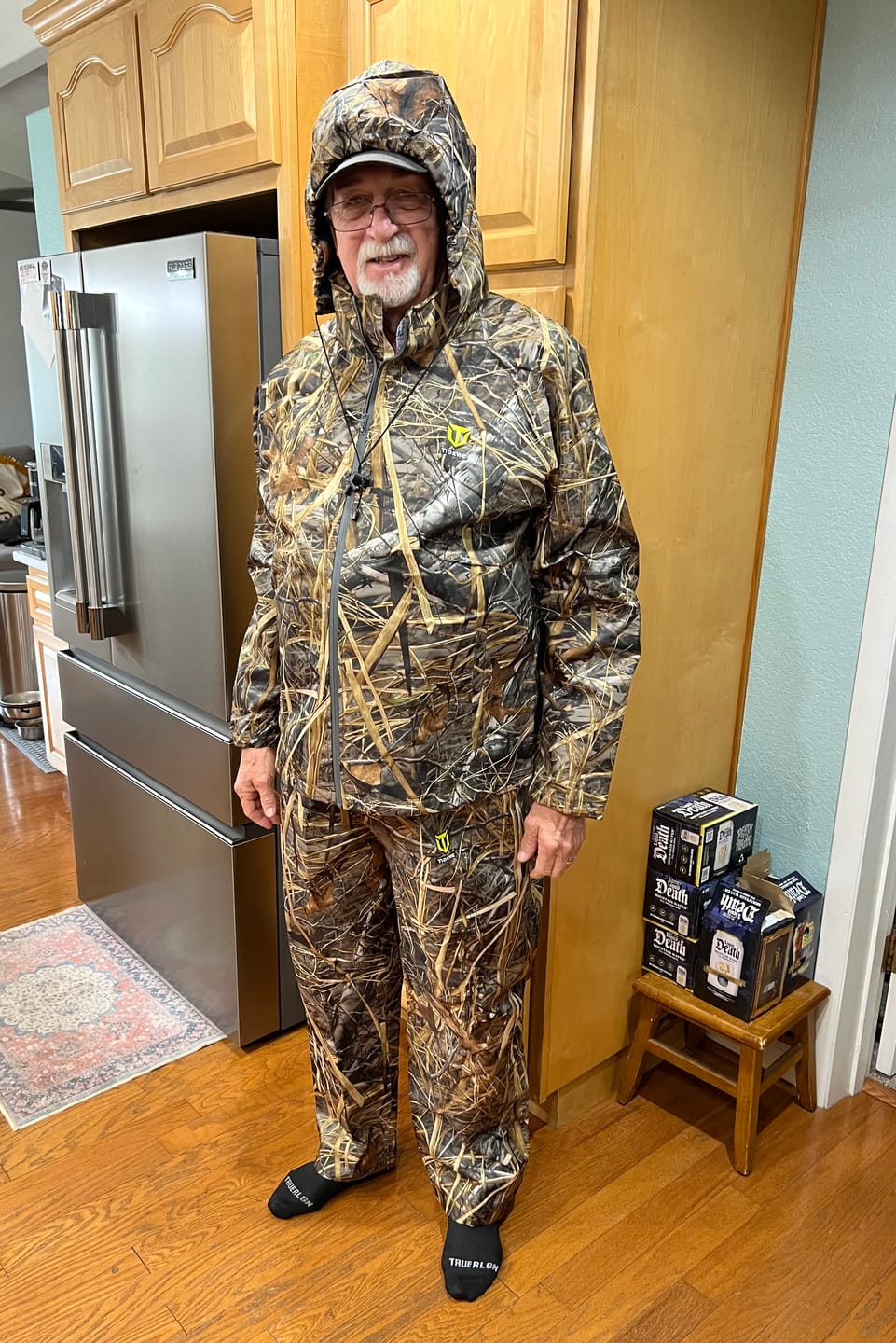 Customer photo review of TideWe Rain Suit, Waterproof Breathable Lightweight Rain Coat & Pant
