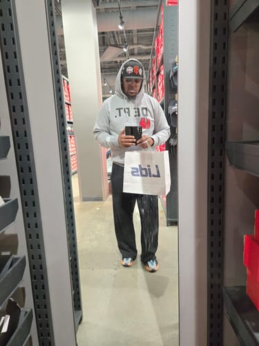 Customer photo review of Gallery Dept. Boxing Merch Zip Hoodie