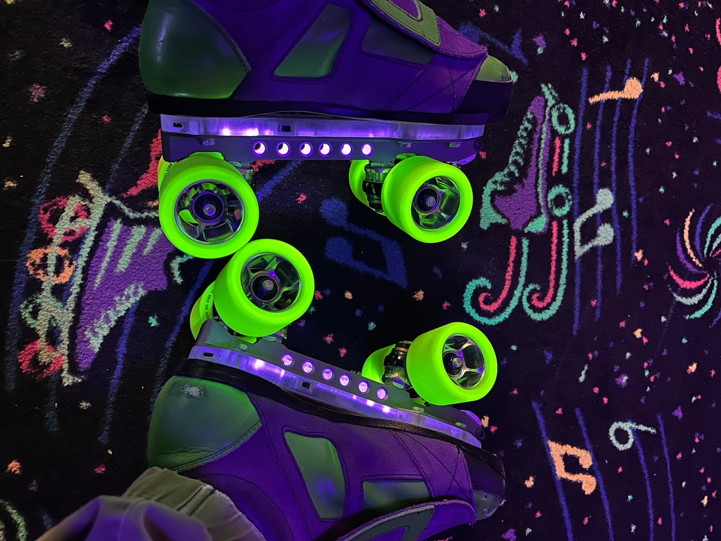 Customer photo review of Bont Royal Assassin Roller Skate Wheels