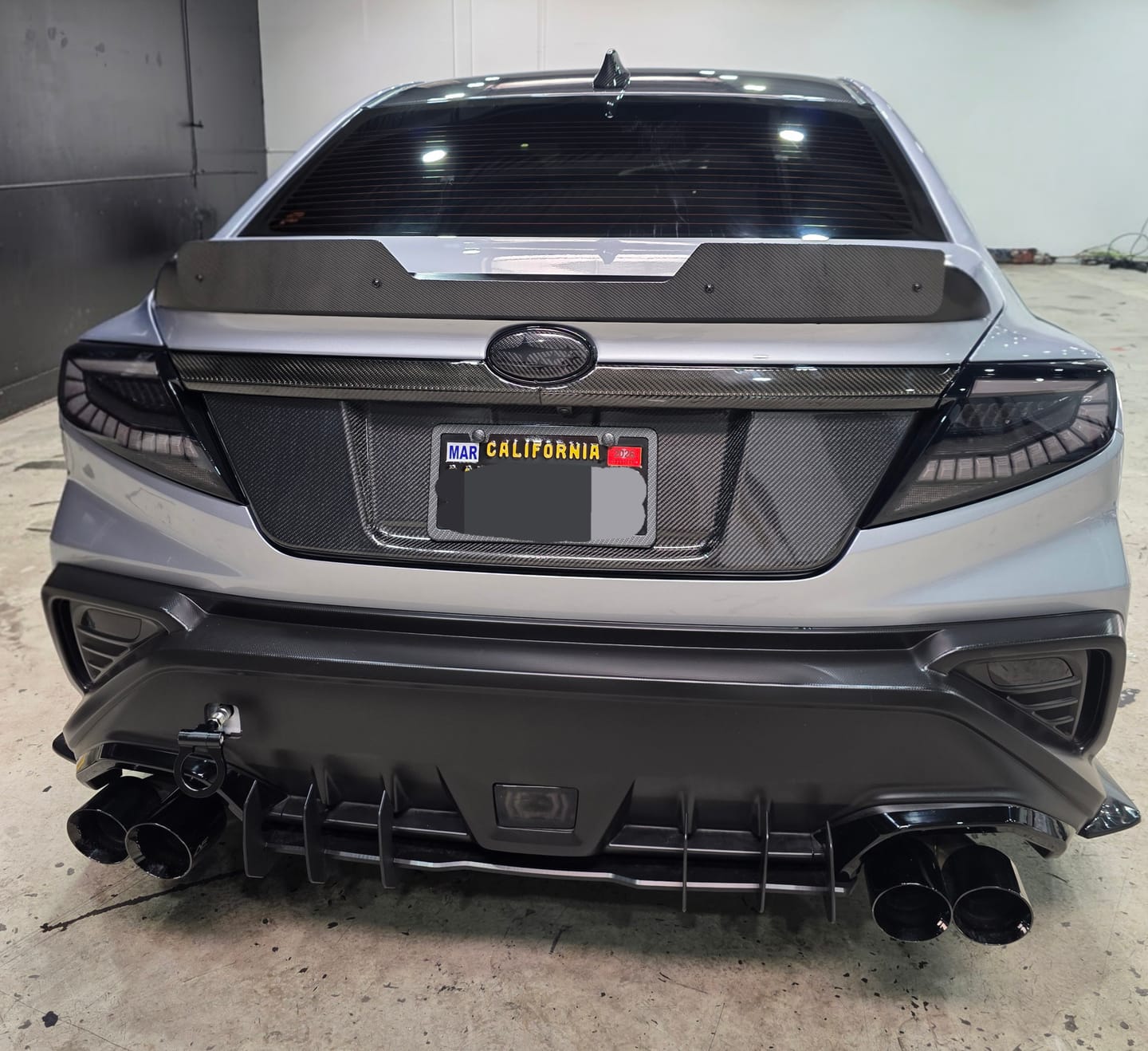Customer photo review of 2022-Up Subaru WRX Deck Lid Trunk Wing Spoiler