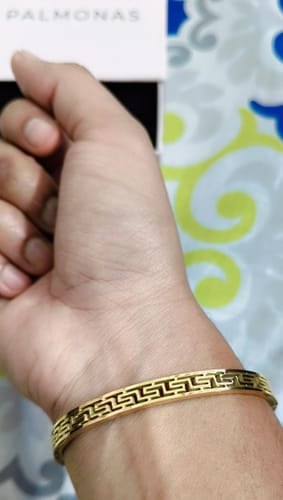 Customer photo review of Gilded Maze Bracelet