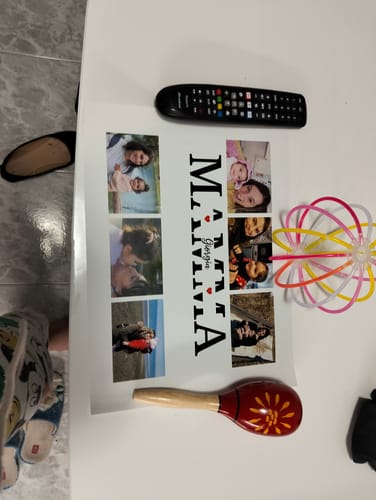 Customer photo review of Mamma e foto - Poster personalizzato