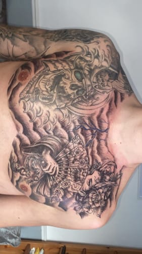 Customer photo review of TattooNumbx Numbing Cream