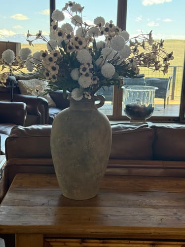 Customer photo review of Faux Arrangement - Wax Ivory