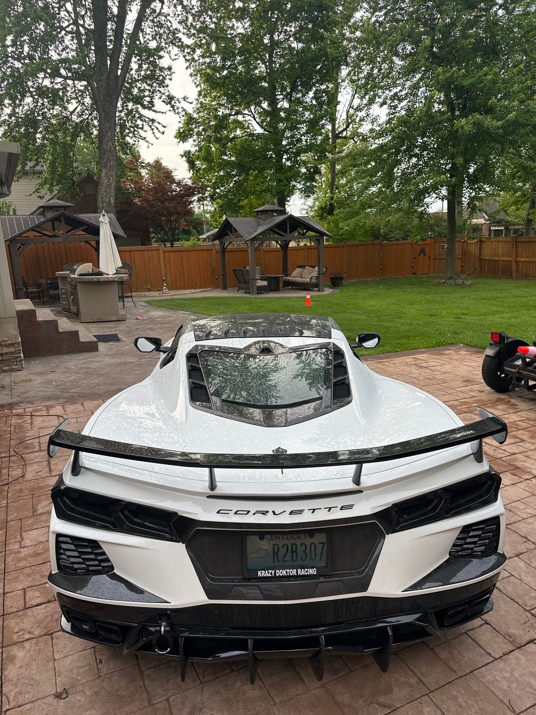 Customer photo review of Corvette C8 Coupe Rear Hatch Vent