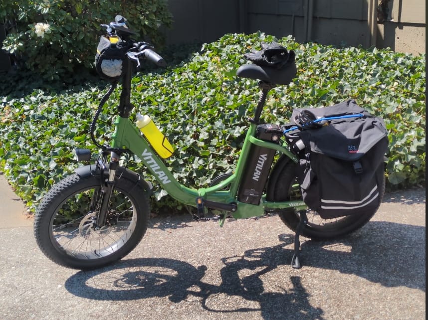 Customer photo review of U3 Full Suspension Foldable Fat Tire Electric Bike